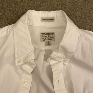 J Crew Untucked White Shirt